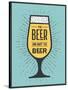 To Beer or Not to Beer-foxysgraphic-Stretched Canvas