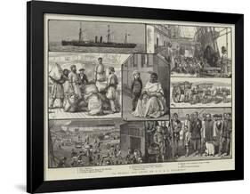 To Bombay and China on a P and O Steamship-null-Framed Giclee Print