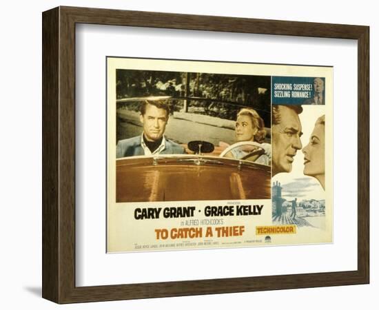 To Catch a Thief, Cary Grant, Grace Kelly, 1955-null-Framed Art Print