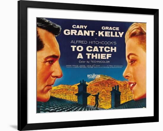 To Catch a Thief, from Left: Cary Grant, Grace Kelly, 1955-null-Framed Art Print