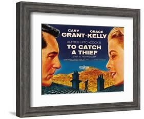 To Catch a Thief, from Left: Cary Grant, Grace Kelly, 1955-null-Framed Art Print