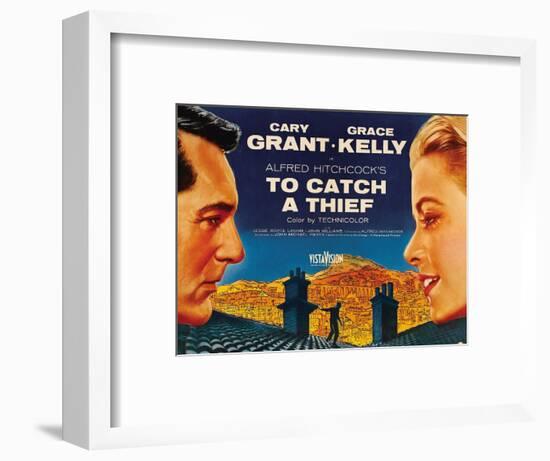 To Catch a Thief, from Left: Cary Grant, Grace Kelly, 1955-null-Framed Art Print