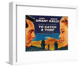 To Catch a Thief, from Left: Cary Grant, Grace Kelly, 1955-null-Framed Art Print