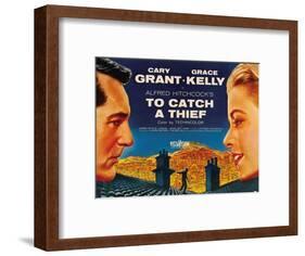 To Catch a Thief, from Left: Cary Grant, Grace Kelly, 1955-null-Framed Art Print