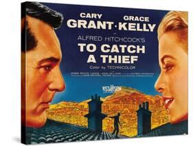 To Catch a Thief, from Left: Cary Grant, Grace Kelly, 1955-null-Stretched Canvas