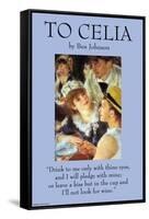 To Celia-Ben Johnson-Framed Stretched Canvas