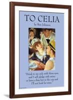 To Celia-Ben Johnson-Framed Art Print