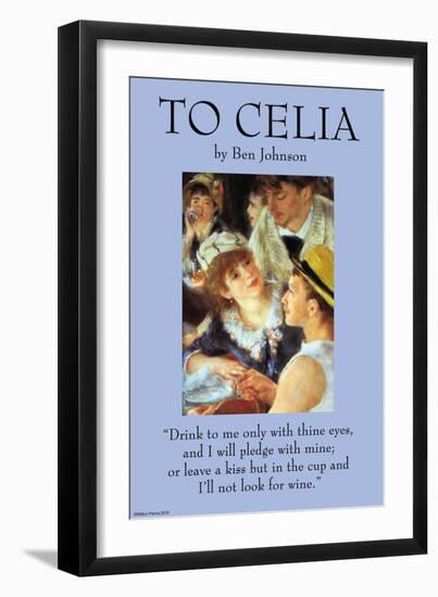 To Celia-Ben Johnson-Framed Art Print