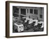 To Conserve Tires, the San Francisco News Is Beginning to Use 4 Horses and Wagons for Deliveries-null-Framed Photographic Print