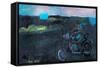 To Crazy at My Will by Motorbike-Zhang Yong Xu-Framed Stretched Canvas