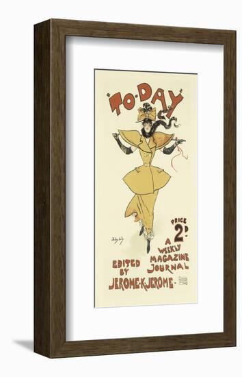 To-Day, Weekly Magazine Journal-Dudley Hardy-Framed Art Print