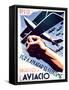 To Defeat Fascism Join the Air Force', Republican Poster, 1937-null-Framed Stretched Canvas