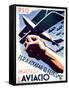 To Defeat Fascism Join the Air Force', Republican Poster, 1937-null-Framed Stretched Canvas