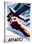 To Defeat Fascism Join the Air Force', Republican Poster, 1937-null-Stretched Canvas