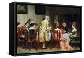 To Friends and Good Company, 1894 (Oil on Canvas)-Fred Roe-Framed Stretched Canvas