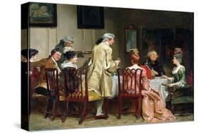 To Friends and Good Company, 1894 (Oil on Canvas)-Fred Roe-Stretched Canvas