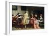 To Friends and Good Company, 1894 (Oil on Canvas)-Fred Roe-Framed Giclee Print