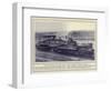 To Get the Big Krupp's to the Front, One of the Special Essen Railway Wagons for Artillery-null-Framed Photographic Print