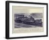 To Get the Big Krupp's to the Front, One of the Special Essen Railway Wagons for Artillery-null-Framed Photographic Print