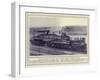 To Get the Big Krupp's to the Front, One of the Special Essen Railway Wagons for Artillery-null-Framed Photographic Print