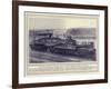 To Get the Big Krupp's to the Front, One of the Special Essen Railway Wagons for Artillery-null-Framed Photographic Print