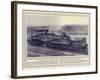 To Get the Big Krupp's to the Front, One of the Special Essen Railway Wagons for Artillery-null-Framed Photographic Print