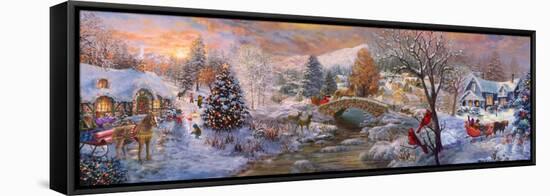 To Grandma’s House We Go-Nicky Boehme-Framed Stretched Canvas