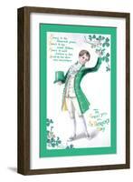 To Greet You On St. Patrick's Day-null-Framed Art Print