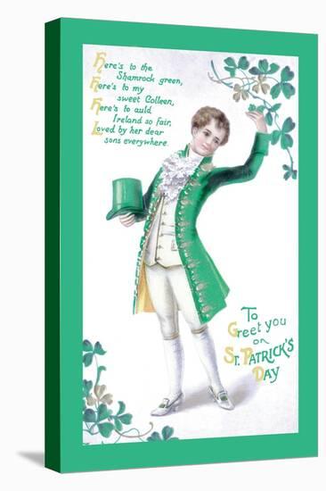 To Greet You On St. Patrick's Day-null-Stretched Canvas