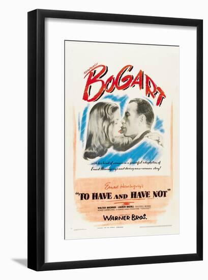 To Have and Have Not, 1944-null-Framed Art Print