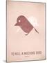 To Kill a Mocking Bird_Minimal-Christian Jackson-Mounted Art Print