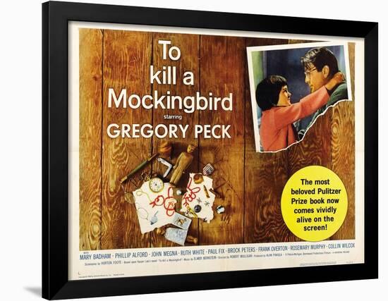 To Kill a Mockingbird, 1962, Directed by Robert Mulligan-null-Framed Giclee Print