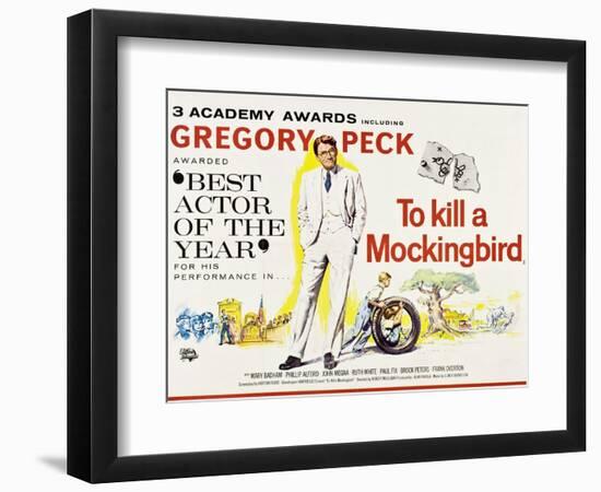 To Kill a Mockingbird, 1962-null-Framed Premium Giclee Print