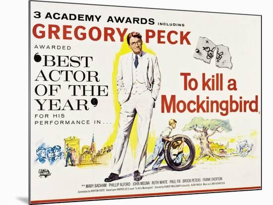 To Kill a Mockingbird, 1962-null-Mounted Giclee Print
