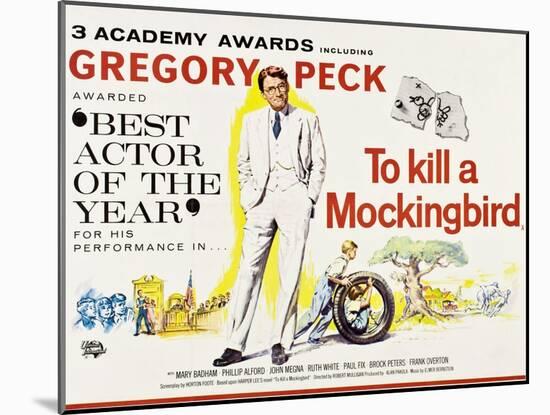 To Kill a Mockingbird, 1962-null-Mounted Giclee Print