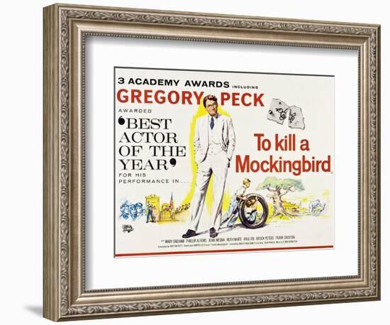 To Kill a Mockingbird, 1962-null-Framed Giclee Print