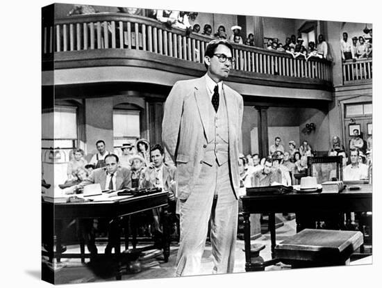 To Kill A Mockingbird, Gregory Peck, 1962-null-Stretched Canvas