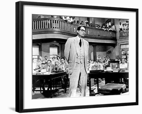 To Kill A Mockingbird, Gregory Peck, 1962-null-Framed Photo