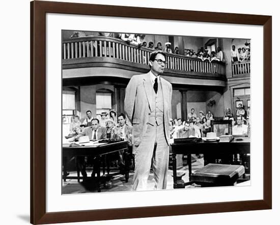 To Kill A Mockingbird, Gregory Peck, 1962-null-Framed Photo