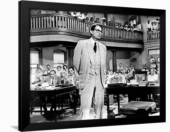 To Kill A Mockingbird, Gregory Peck, 1962-null-Framed Photo