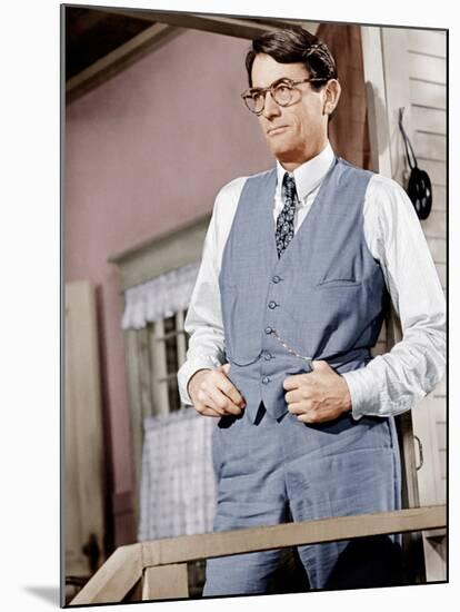 To Kill a Mockingbird, Gregory Peck, 1962-null-Mounted Photo