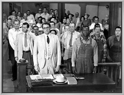 To Kill A Mockingbird vintage 8x10 photograph Gregory Peck Brock Peters in court