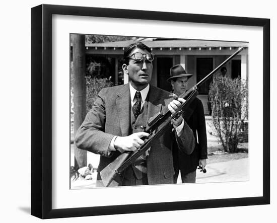 To Kill a Mockingbird, Gregory Peck, Frank Overton, 1962-null-Framed Photo