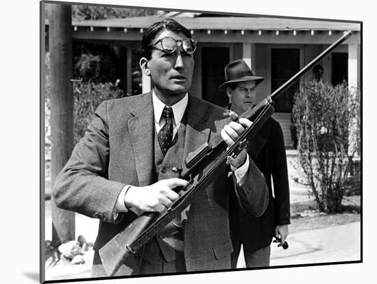 To Kill a Mockingbird, Gregory Peck, Frank Overton, 1962-null-Mounted Photo
