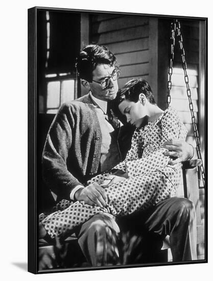 To Kill A Mockingbird, Gregory Peck, Philip Alford, 1962-null-Framed Photo