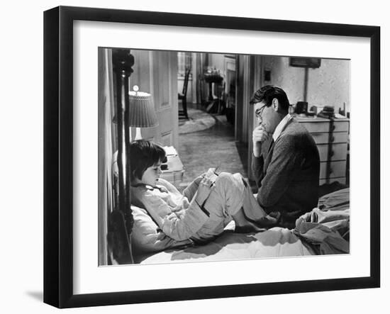 To Kill A Mockingbird, Mary Badham, Gregory Peck, 1962-null-Framed Photo