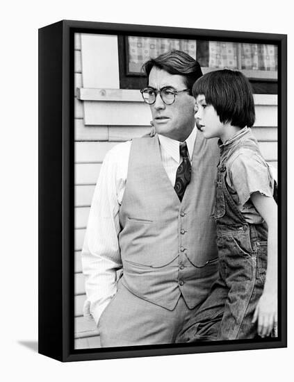 To Kill A Mockingbird, Mary Badham, Gregory Peck, 1962-null-Framed Stretched Canvas