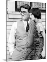 To Kill A Mockingbird, Mary Badham, Gregory Peck, 1962-null-Mounted Photo