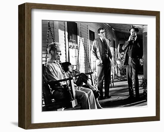 To Kill a Mockingbird, Robert Duvall, Mary Badham, Gregory Peck, Frank Overton, 1962-null-Framed Photo