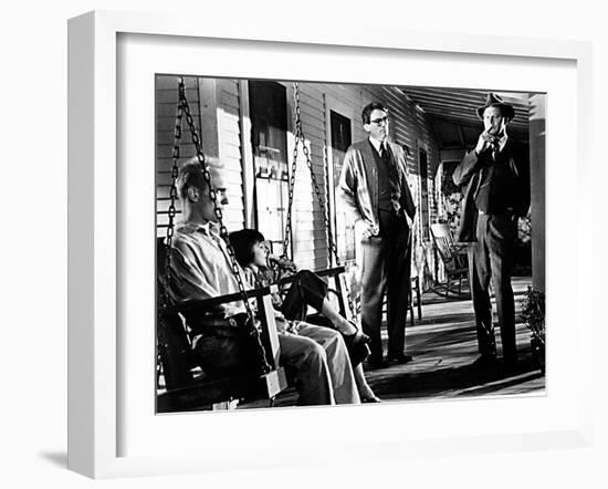 To Kill a Mockingbird, Robert Duvall, Mary Badham, Gregory Peck, Frank Overton, 1962-null-Framed Photo